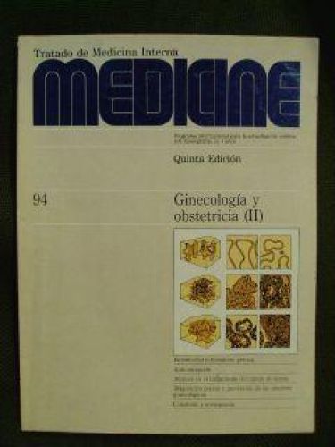 Portada del libro de MEDICINE Num 94. GINECOLOGÍA Y OBSTETRICIA (II)