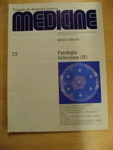 Portada del libro de MEDICINE Núm 72. PATOLOGÍA INFECCIOSA (II)