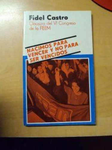 Portada del libro de NACIMOS PARA VENCER Y NO PARA SER VENCIDO