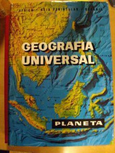 Portada del libro de GEOGRAFÍA UNIVERSAL. Africa, Asia, Peninsula, Ocenía. 3 Vol