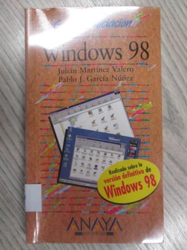 Portada del libro de WINDOWS 98.