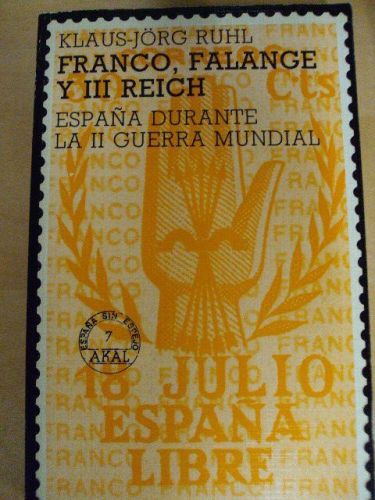 Portada del libro de ESPAÑA DURANTE LA II GUERRA MUNDIAL