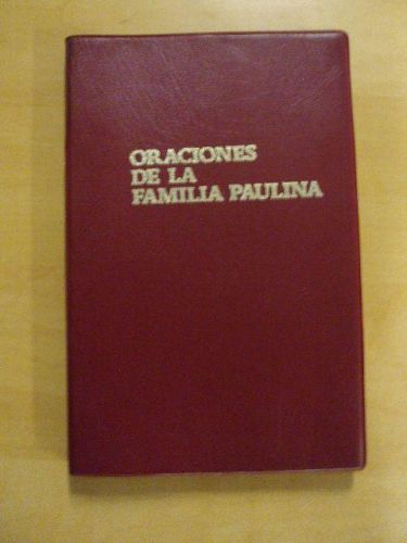 Portada del libro de ORACIONES DE LA FAMILIA PAULINA