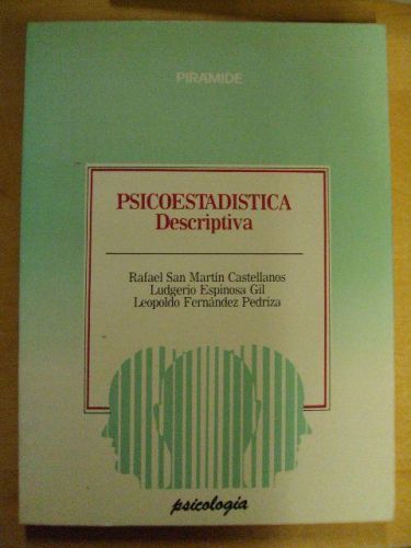 Portada del libro de PSICOESTADISTICA DESCRIPTIVA
