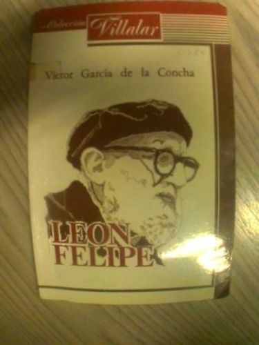 Portada del libro de LEON FELIPE