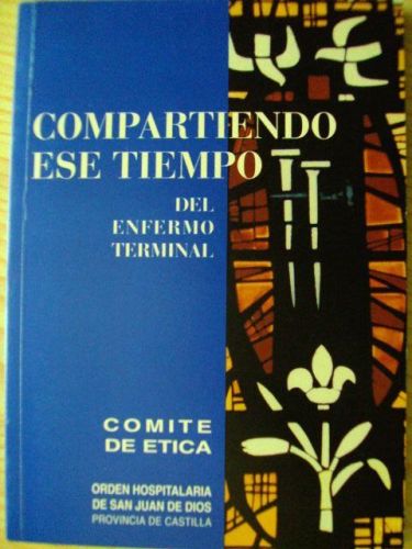 Portada del libro de COMPARTIENDO ESE TIEMPO del enfermo terminal