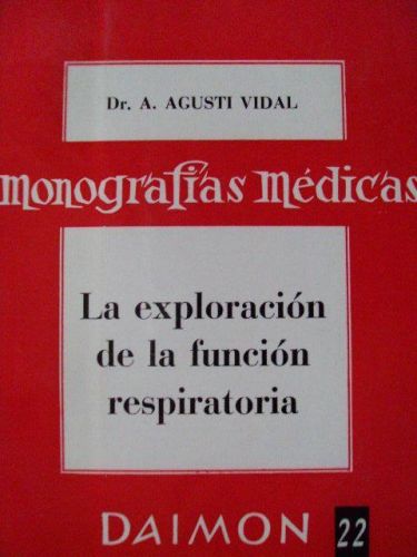 Portada del libro de LA EXPLORACIÓN DE LA FUNCIÓN RESPIRATORIA
