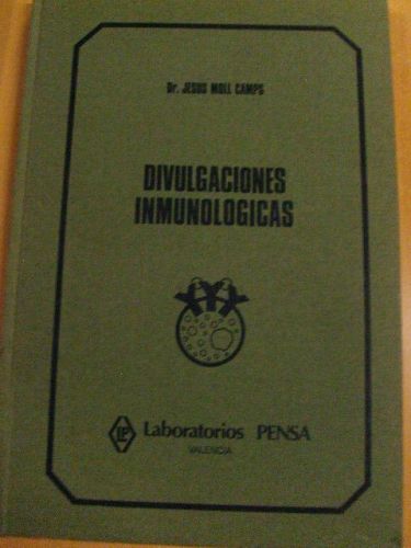Portada del libro de DIVULGACIONES INMUNOLOGÍCAS