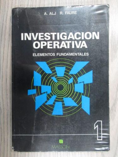 Portada del libro de INVESTIGACIÓN OPERATIVA.