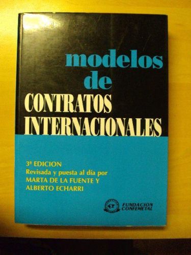Portada del libro de MODELOS DE CONTRATOS INTERNACIONALES