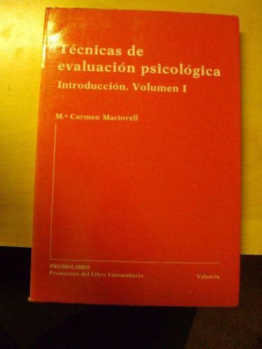 Portada del libro de TÉCNICAS DE EVALUACIÓN DE PSICOLÓGICA