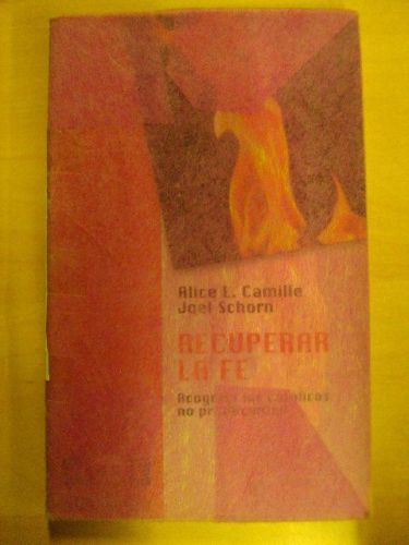 Portada del libro de RECUPEARAR LA FE