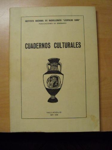 Portada del libro de CUADERNOS CULTURALES