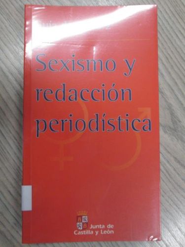 Portada del libro de SEXISMO Y REDACCIÓN PERIODÍSTICA. GUÍA DE ESTILO 2