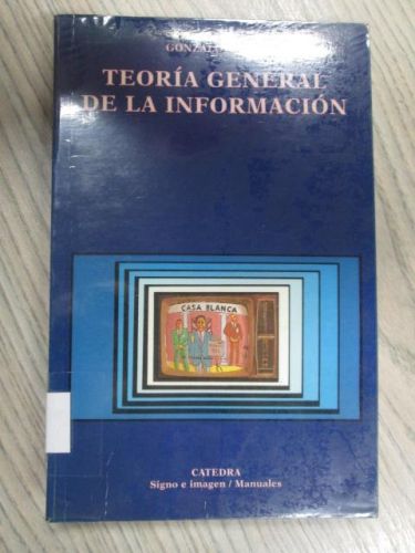 Portada del libro de TEORÍA GENERAL DE LA INFORMACIÓN.