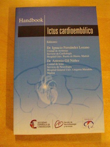 Portada del libro de ICTUS CARDIOEMBÓLICO