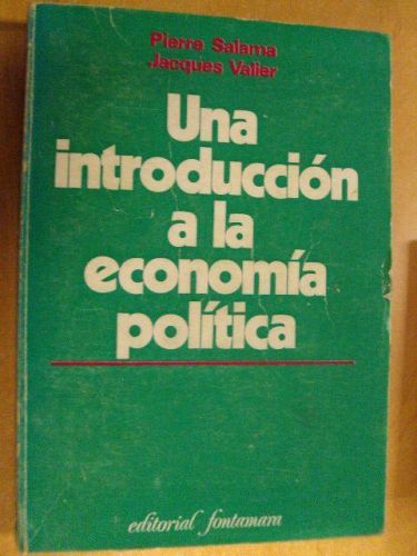 Portada del libro de UNA INTRODUCCIÓN A LA ECONOMÍA POLÍTICA
