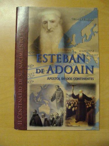Portada del libro de ESTEBAN DE ADOAIN