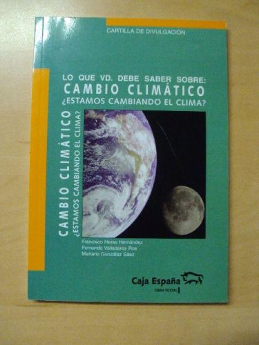 Portada del libro de CAMBIO CLIMÁTICO. ¿Estamos cambiando el clima?