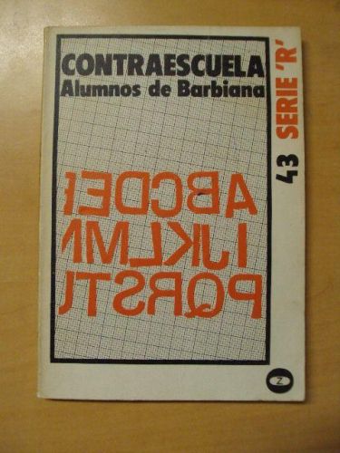 Portada del libro de CONTRAESCUELA. Alumnos de barbiana