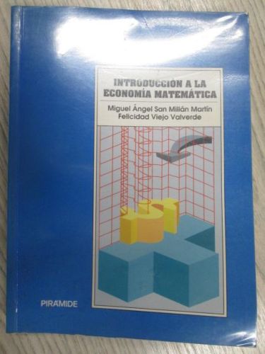 Portada del libro de INTRODUCCIÓN A LA ECONOMÍA MATEMÁTICA.
