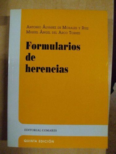 Portada del libro de FORMULARIOS DE HERENCIAS