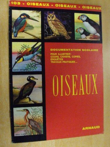 Portada del libro de OISEAUX. DOCUMENTATION SCOLAIRE. Nº 103
