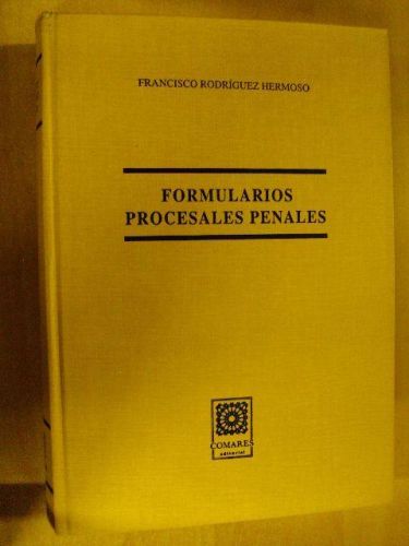 Portada del libro de FORMULAS PROCESALES PENALES