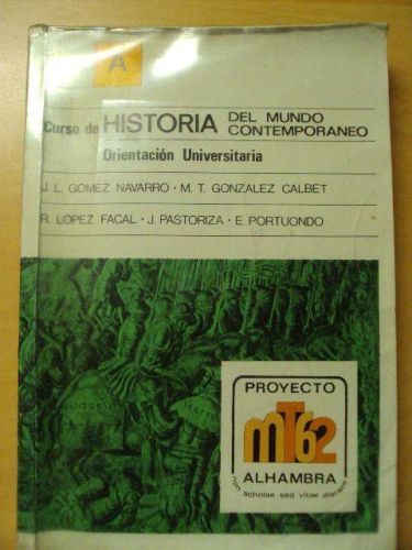 Portada del libro de CURSO DE HISTORIA DEL MUNDO CONTEMPORANEO