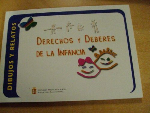Portada del libro de DERECHOS Y DEBERES DE LA INFANCIA. DIBUJOS Y RELATOS