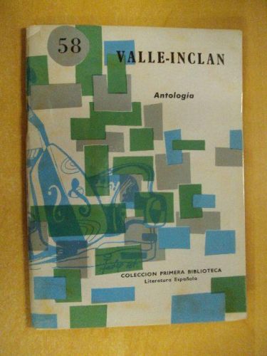 Portada del libro de VALLE-INCLAN. ANTOLOGÍA