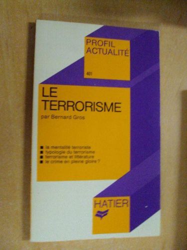 Portada del libro de PORFIL ACTUALITÉ. LE TERRORISME