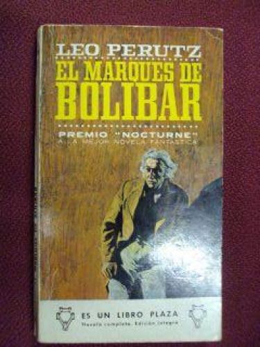 Portada del libro de EL MARQUÉS DE BOLIBAR.