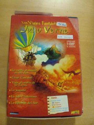 Portada del libro de LOS VIAJES FANTÁSTICOS DE JULIO VERNE (3 DVD)