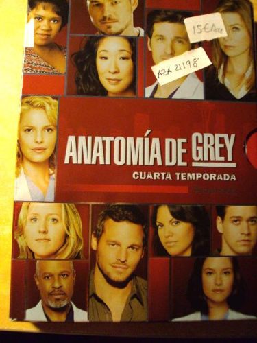 Portada del libro de ANATOMÍA DE GREY, Cuarta temporada Completa