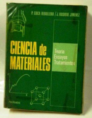 Portada del libro de CIENCIA DE MATERIALES. TEORÍA, ENSAYOS, TRATAMIENTOS.