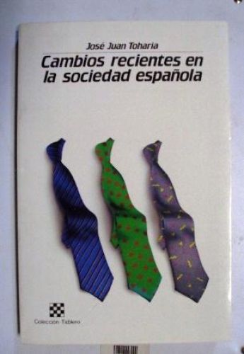 Portada del libro de CAMBIOS RECIENTES EN LA SOCIEDAD ESPAÑOLA