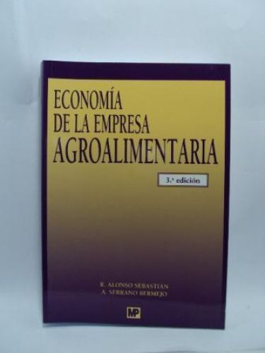 Portada del libro de ECONOMÍA DE LA EMPRESA AGROALIMNETARIA