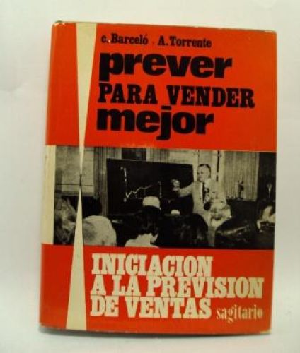 Portada del libro de PREVER PARA VENDER MEJOR, iniciación a la previsión de ventas
