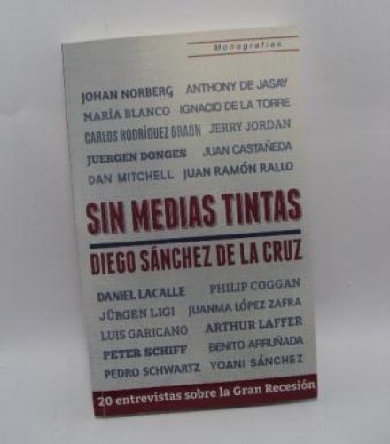 Portada del libro de SIN MEDIAS TINTAS