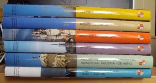 Portada del libro de PATRIMONIO ARQUITECTÓNICO DE CASTILLA Y LEÓN. 6 tomos