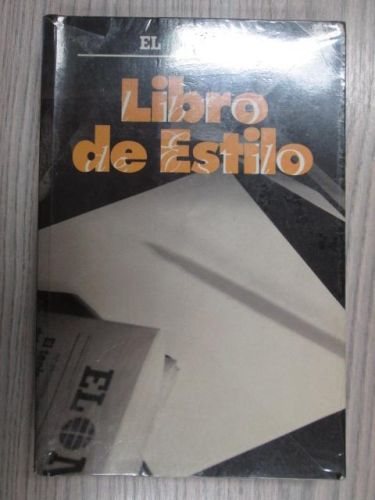 Portada del libro de LIBRO DE ESTILO.