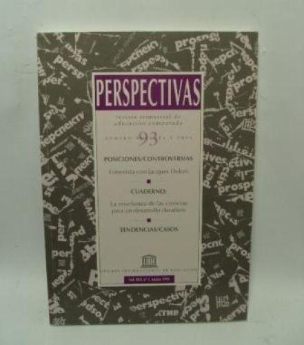 Portada del libro de PERSPECTIVAS, NÚMERO 93, VOLUMEN 25