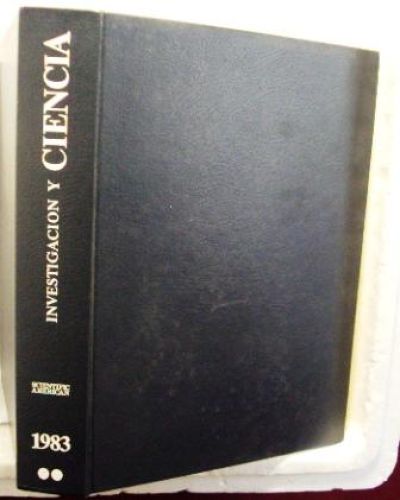 Portada del libro de INVESTIGACIÓN Y CIENCIA, VOLUMEN AÑO 1983-2