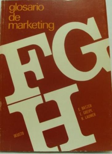Portada del libro de GLOSARIO DE MARKETING