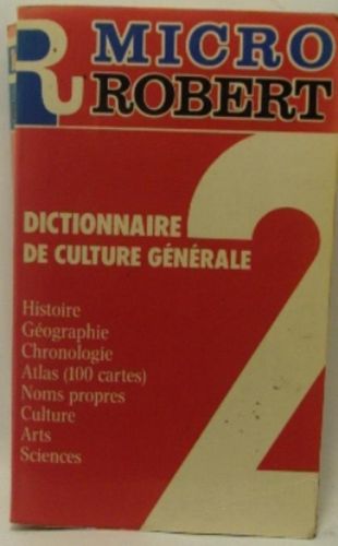 Portada del libro de LE MICRO-ROBERT 2