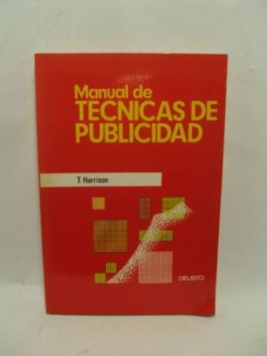 Portada del libro de MANUAL DE TECNICAS DE PUBLICIDAD