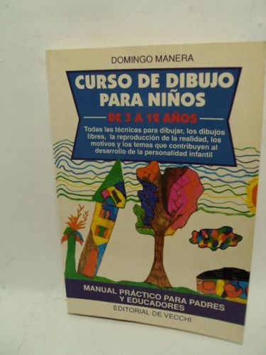 Portada del libro de CURSO DE DIBUJO PARA NIÑOS DE 3 A 12 AÑOS