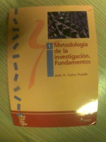 Portada del libro de METODOLOGÍA DE LA INVESTIGACIÓN. FUNDAMENTOS