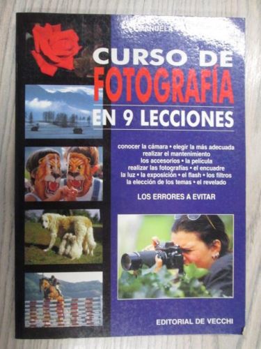 Portada del libro de CURSO DE FOTOGRAFÍA EN 9 LECCIONES.